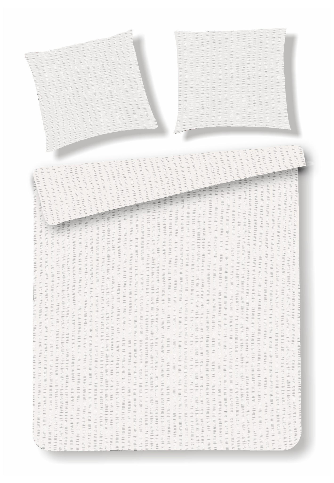 BETTWÄSCHE Corica - Weiß, Textil (160/200cm) - home&you