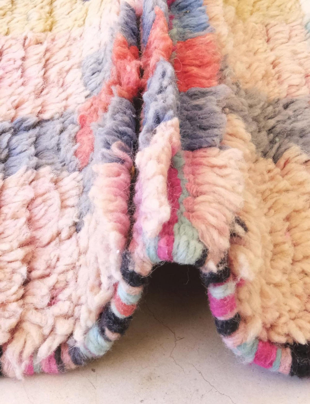 BERBERTEPPICH aus reiner Wolle 99x 148 cm - Multicolor, Naturmaterialien (99/148cm) - AFK Living