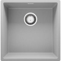 UNTERBAUSPÜLE GRANIT London, 2-er set Grau 46/47 cm 1 Becken + Ablauf-Set ab 50er Unterschrank - Chromfarben/Grau, Kunststoff (46/20/47cm) - Primagran