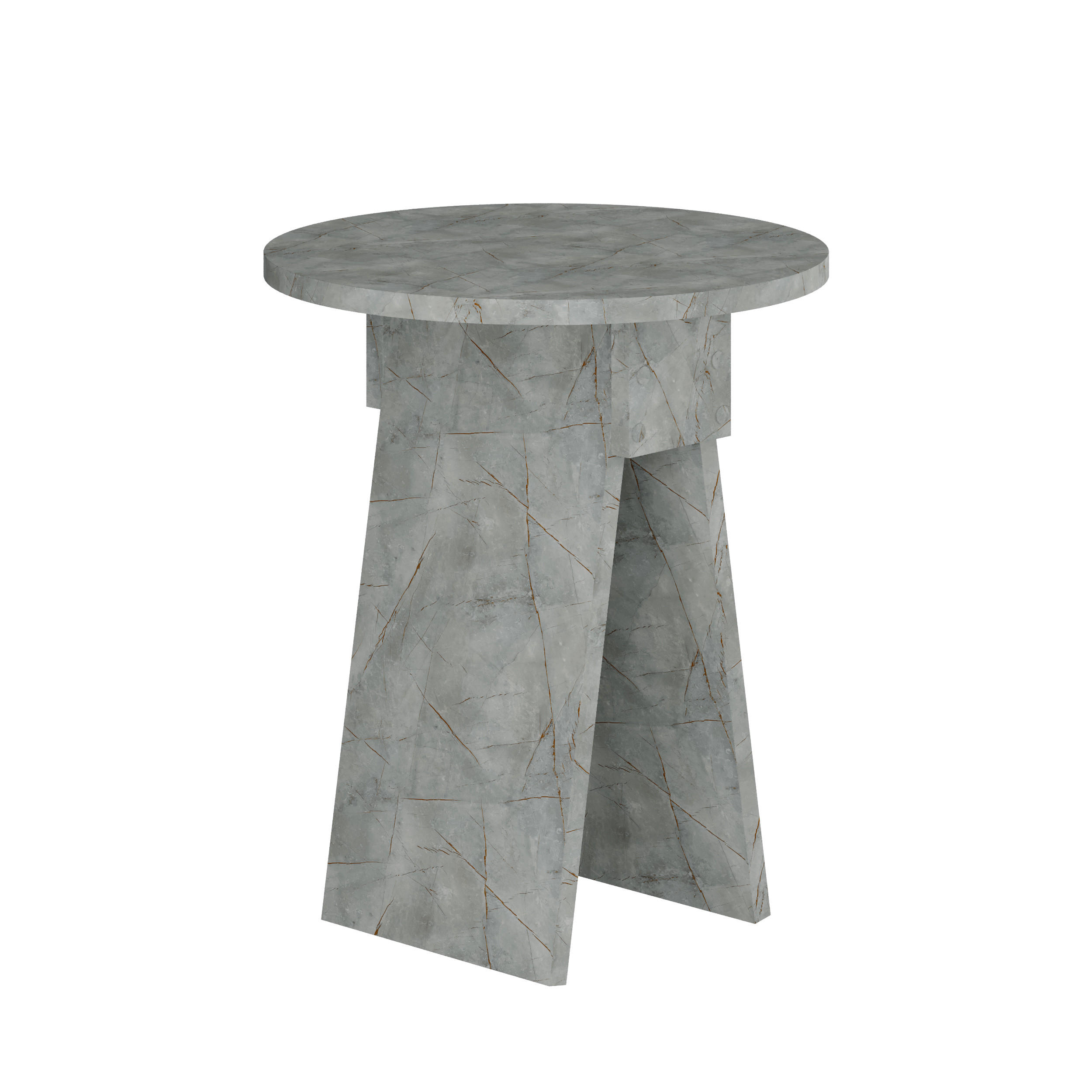 Decortie Beistelltisch Gold 42x50x42 cm