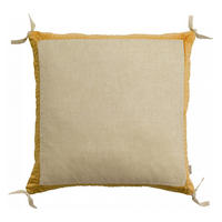 KISSEN Elise Chambray maisgelb 45 x 45 cm - Gelb, Textil (45/45cm) - Vivaraise