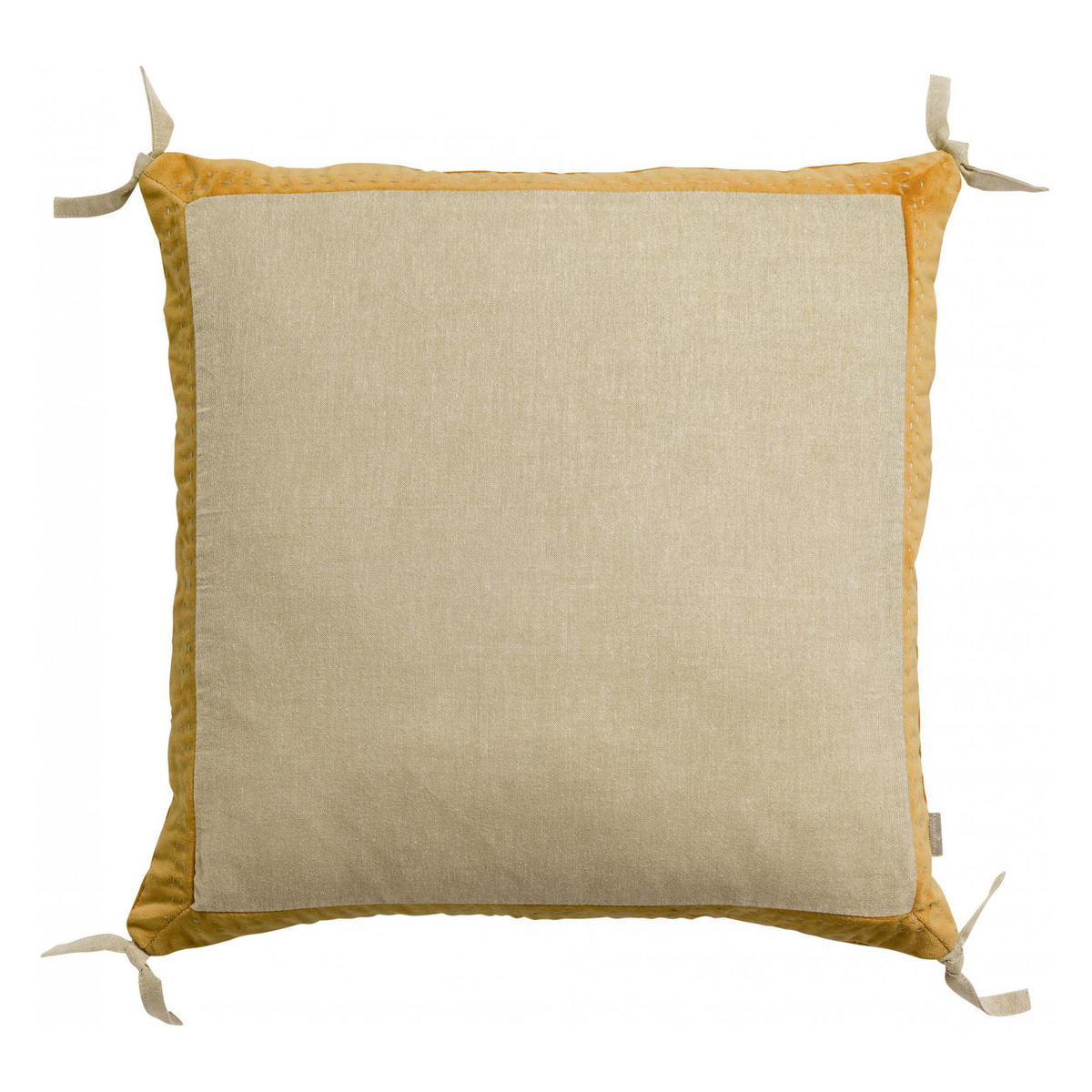 KISSEN Elise Chambray maisgelb 45 x 45 cm - Gelb, Textil (45/45cm) - Vivaraise