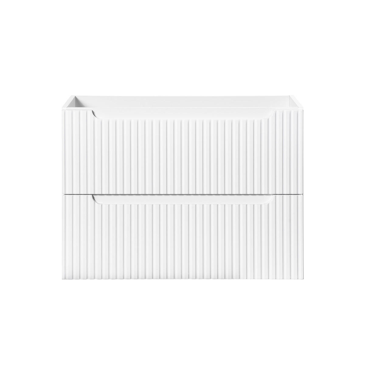 WASCHTISCHUNTERSCHRANK 80cm Riva Weiß - Weiß, Holzwerkstoff (80/57/40cm) - Petits-meubles