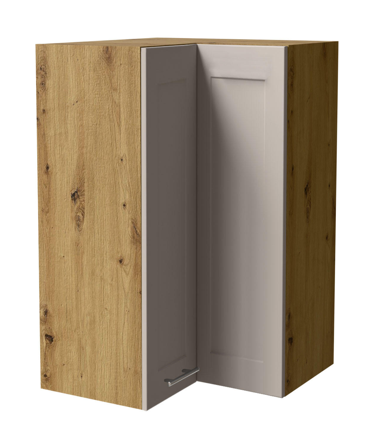 Feldmann-Wohnen Eckhängeschrank Kaschmir, Eiche Artisan 60x96x60 cm