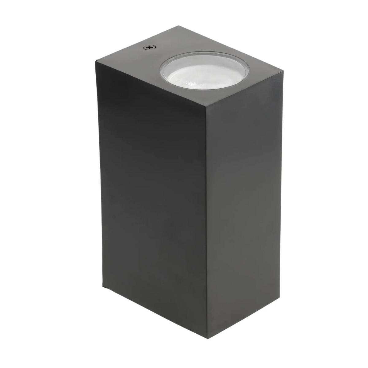 AUSSENWANDLEUCHTEE Schwarz GU10 - Schwarz, Kunststoff (9.2/16/7cm) - CGC Europe