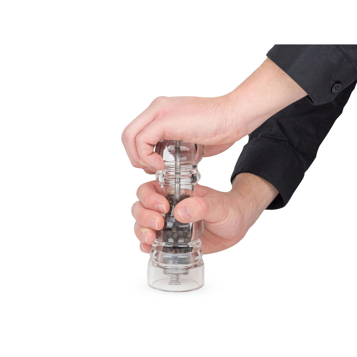 PFEFFERMÜHLE Nancy 18cm Acryl Stahlmahlwerk - Transparent, Kunststoff (5.9/18/5.9cm) - PEUGEOT