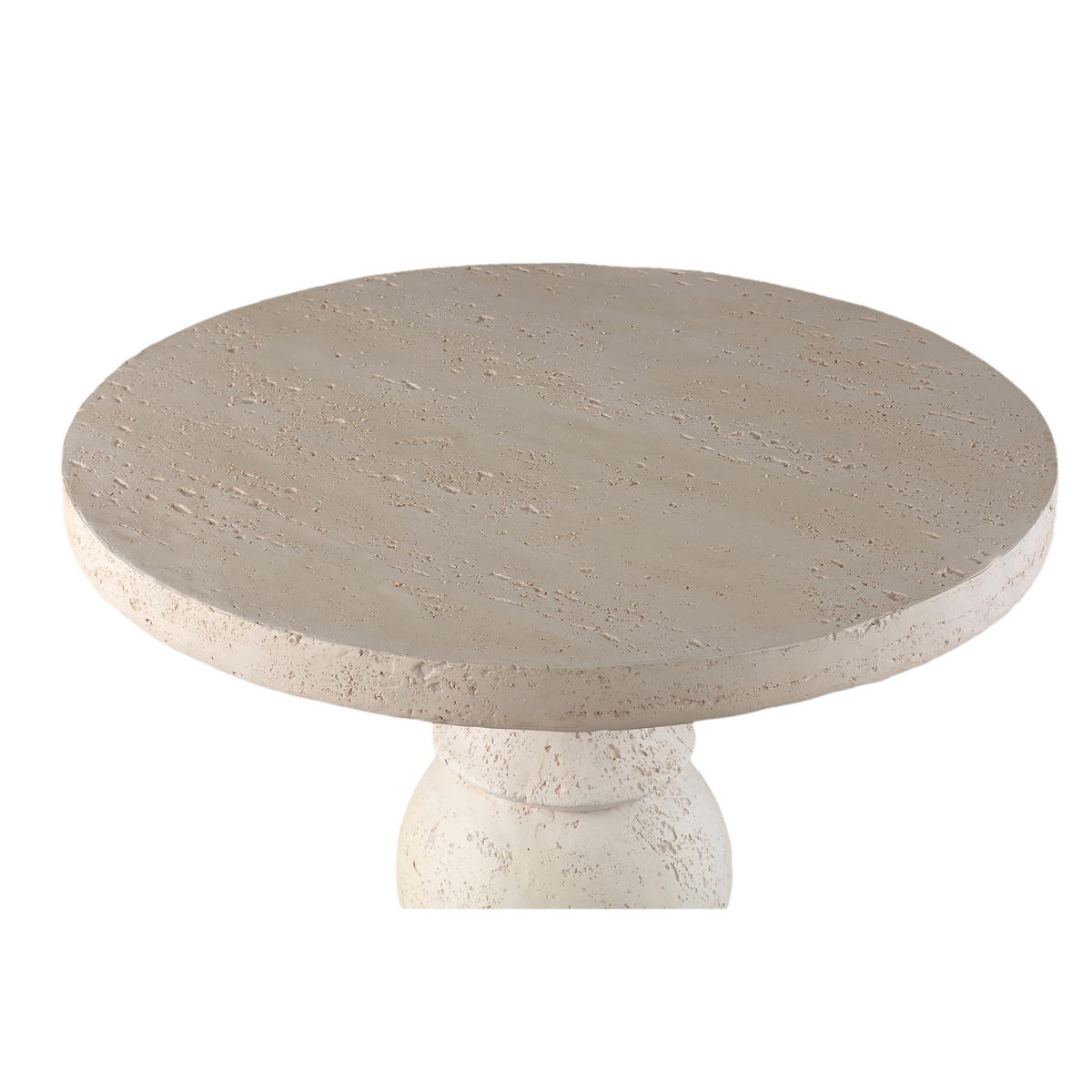 BEISTELLTISCH Muza Beige 56.5/56.5/56cm - Beige, Kunststoff (56.5/56.5/56cm) - PTMD Collection