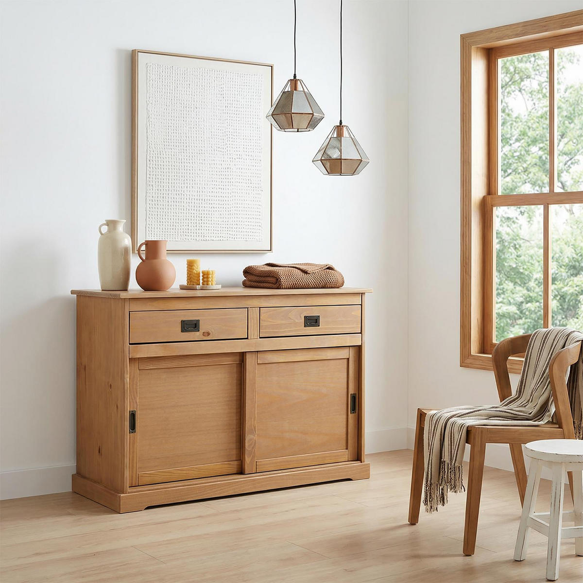 KOMMODE SAVONA braun - Braun, Holz (110/84/46cm) - IDIMEX