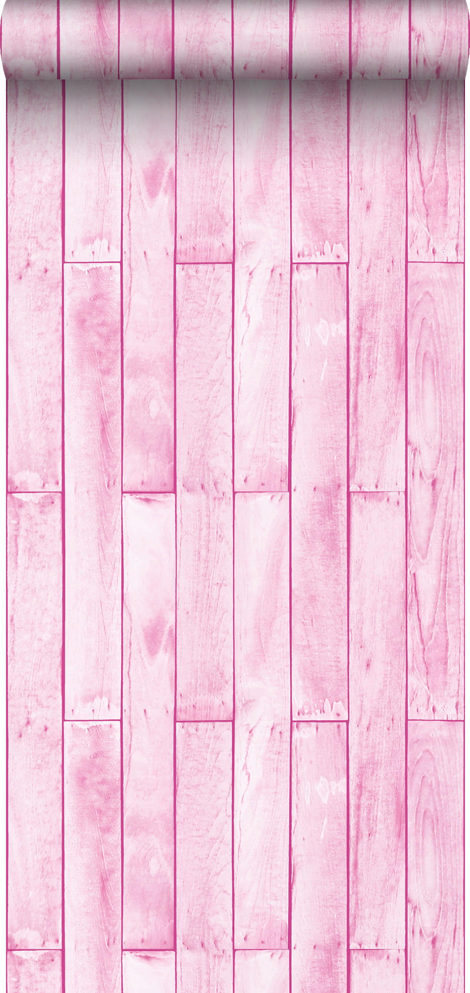 TAPETE Holzoptik 53 cm x 10.05 m - Pink, Papier (53/0.1cm) - Sanders & Sanders
