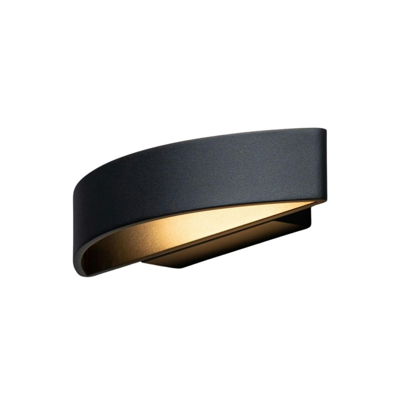 WANDLEUCHTE Attica, Schwarz, 28cm - Schwarz, Metall (10/5/28cm) - KOSILUM