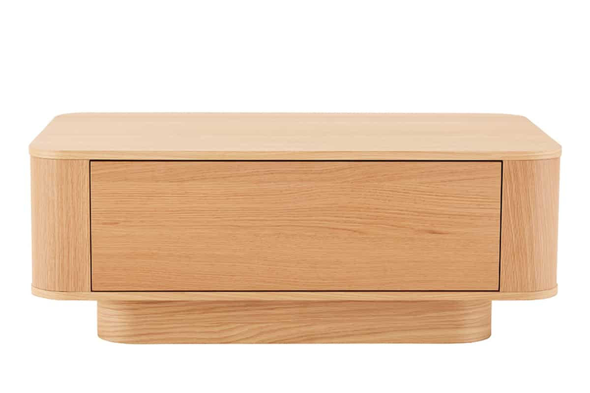 COUCHTISCH VALHALLA WOOD Furnier Natur 100 cm - Braun, Holz (60/100/38cm) - riess-ambiente