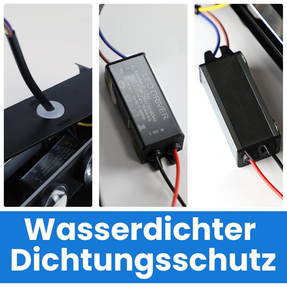 LED WANDLEUCHTE Herz 2er-Set - Schwarz, Metall (5/8/22cm) - Nettlife