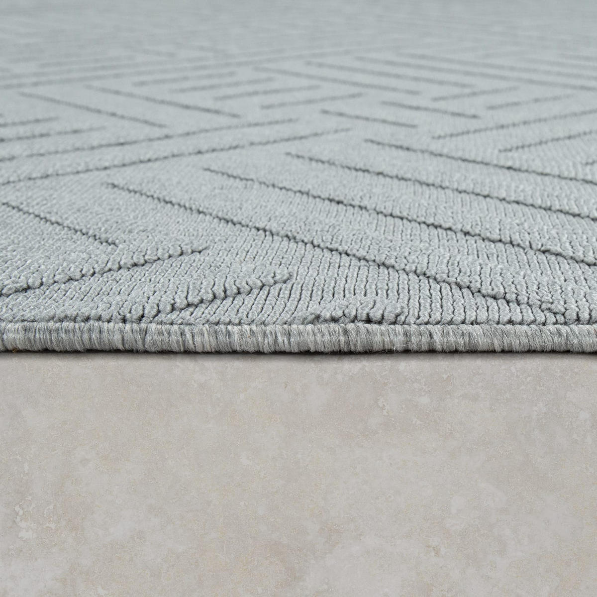 OUTDOORTEPPICH 80/150 cm Namur 326 - Weiß, Textil (80/150cm) - Paco Home