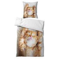 BETTWÄSCHE 2-teilig Lilly - Creme, Naturmaterialien (135/200cm) - Sanilo