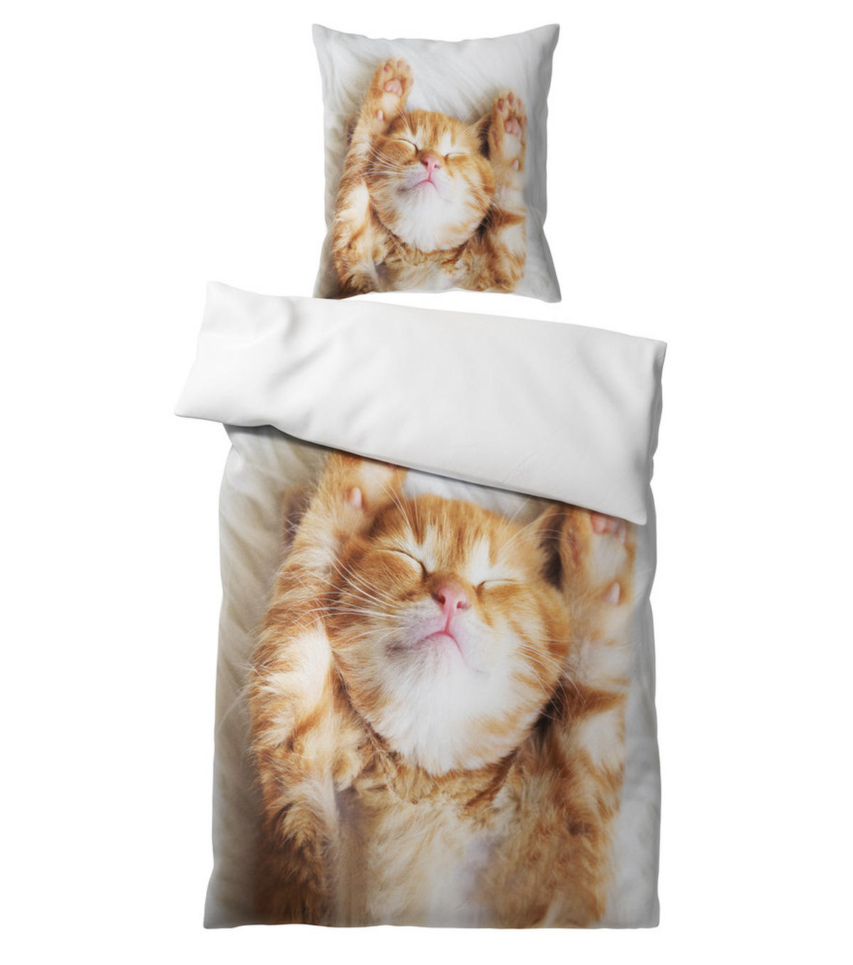 BETTWÄSCHE 2-teilig Lilly - Creme, Naturmaterialien (135/200cm) - Sanilo