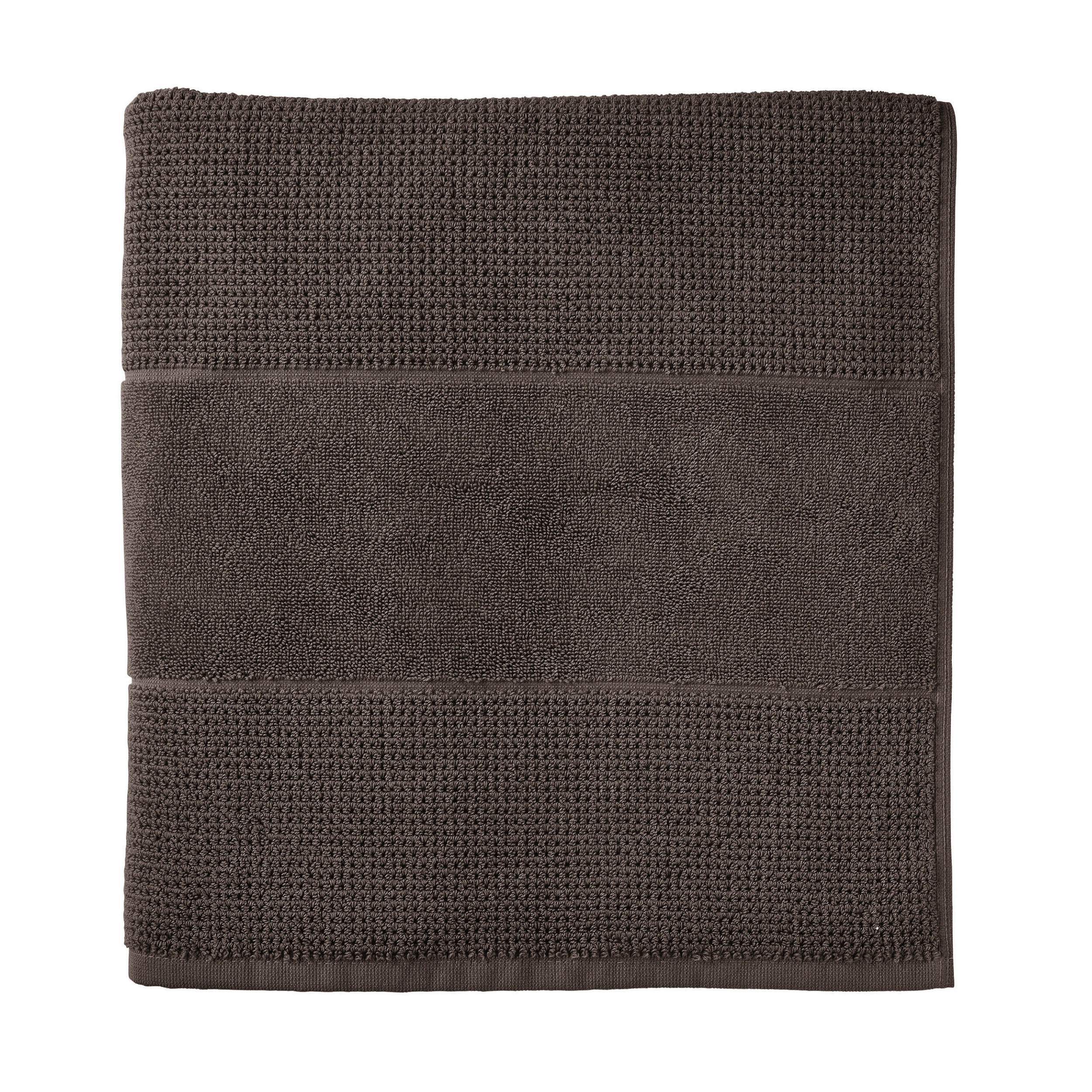 SAUNATUCH Turin - 75 x 200 cm - Dunkelgrau - Dunkelgrau, Textil (75/200cm) - SCHIESSER