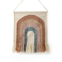 WANDDEKO Rainbow Multicolor 50x50 cm - Multicolor, Textil (50/50cm) - Lytte