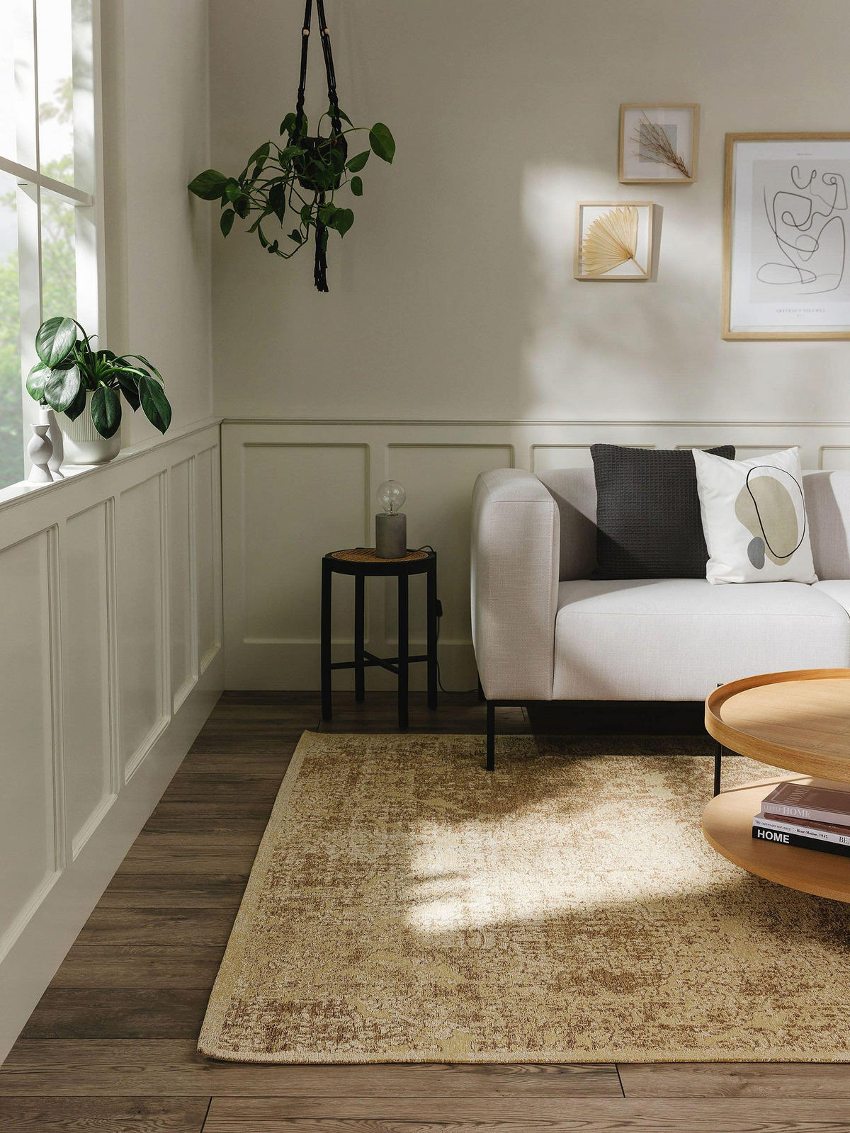 FLACHGEWEBETEPPICH Frencie Braun 80x165 cm - Braun, Textil (80/165cm) - benuta Nest