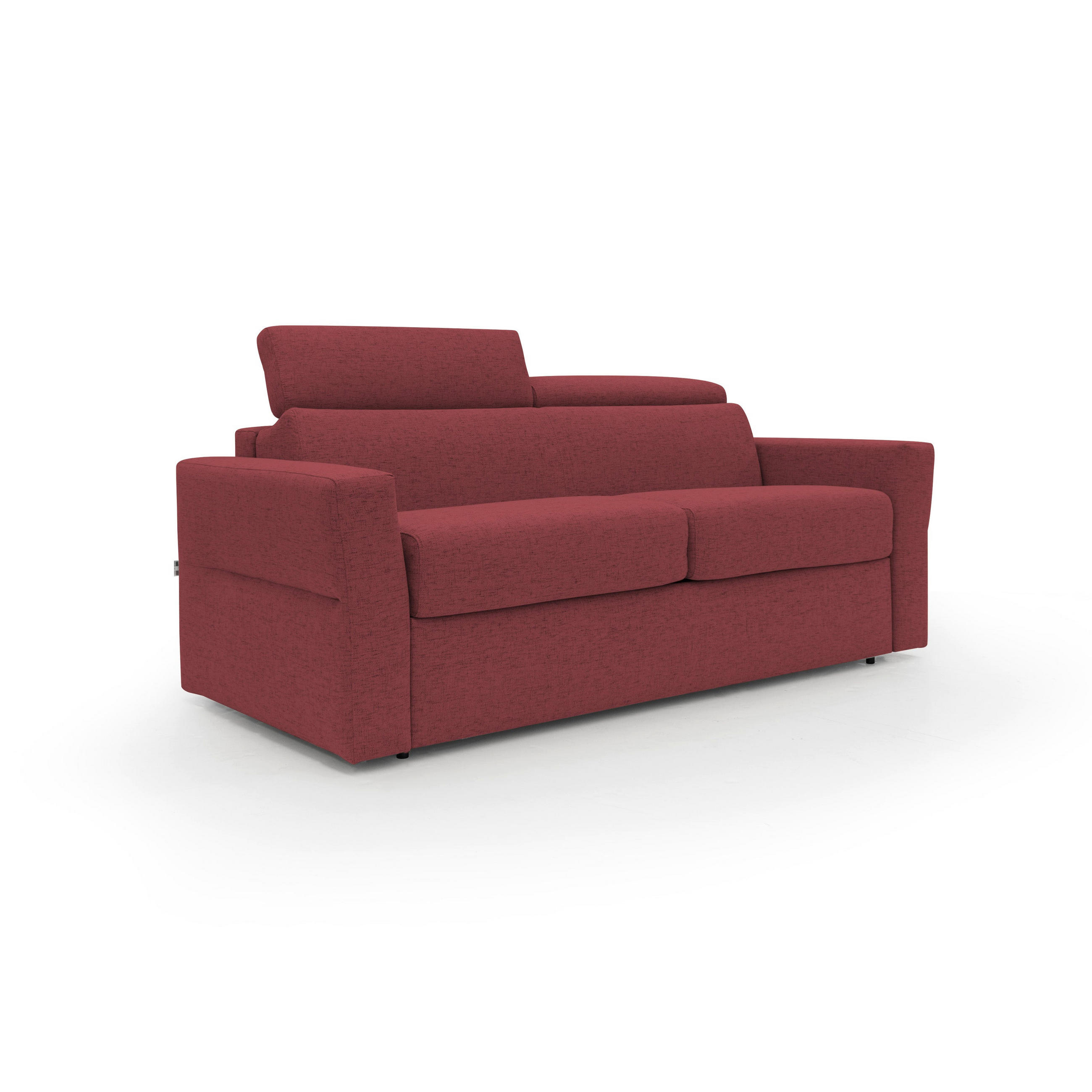 SCHLAFSOFA Avalon - Rot, Textil (200/100/95cm) - Divani.store