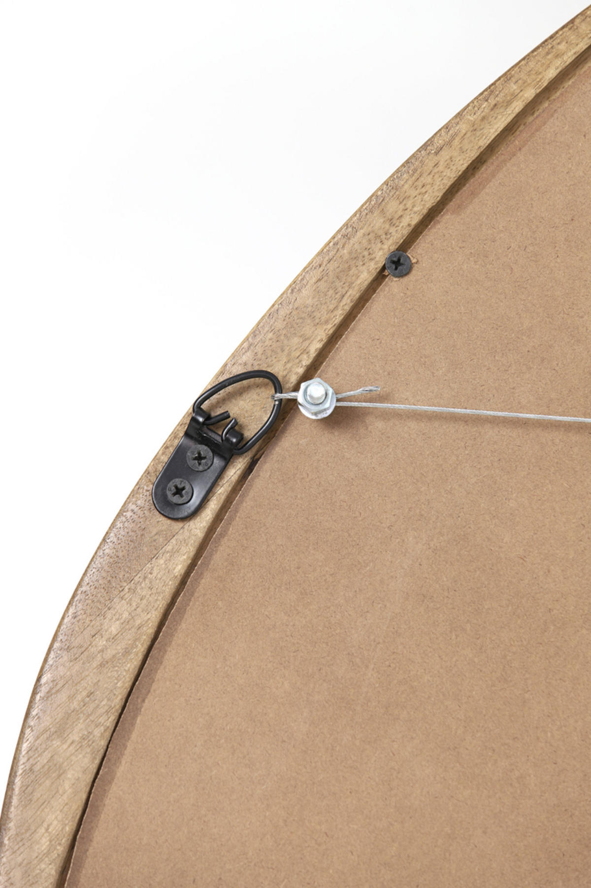 SPIEGEL Sonora Braun 120/5/80 cm - Dunkelbraun, Holz (5/80/120cm) - Light & Living