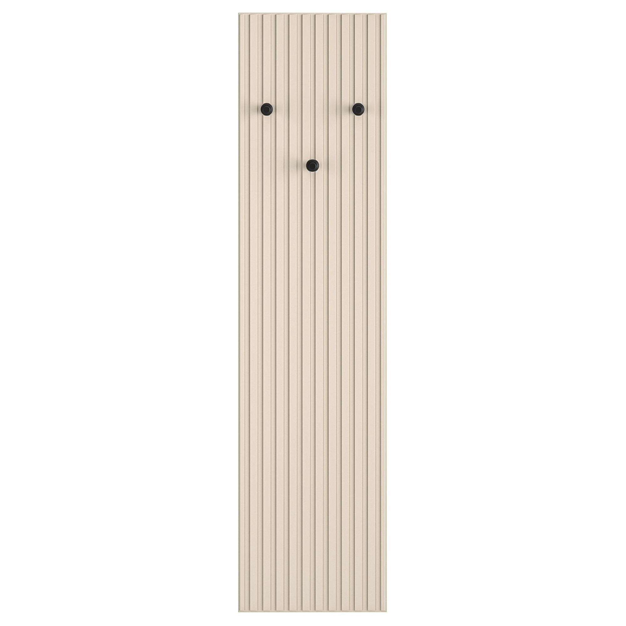 GARDEROBENPANEELE DROMA,Creme - Creme, Holzwerkstoff (34/137/2cm) - KONSIMO®