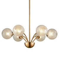 KRONLEUCHTER Gala, Gold / Messing, 19cm - Goldfarben, Glas (19/58/19cm) - KOSILUM