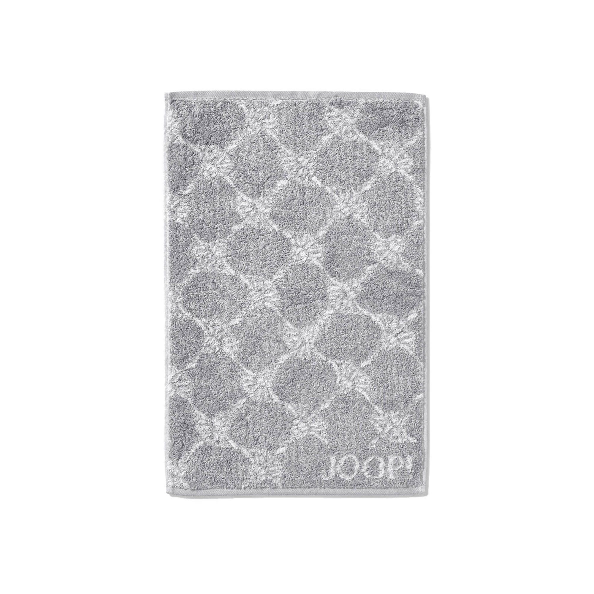 GÄSTETUCH Unisex Classic Frottier Grau 3er Pack Baumwolle - Grau, Textil (50/30cm) - Joop!