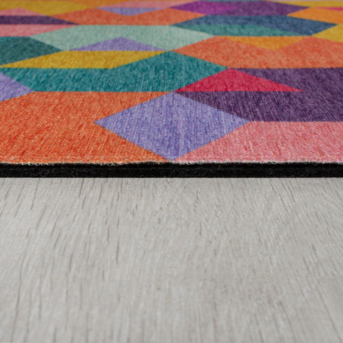 TEPPICH Waschbar WEAR, geometrisch, Bunt, 120 x 170 cm - Multicolor, Textil (170/120cm) - KADIMA DESIGN