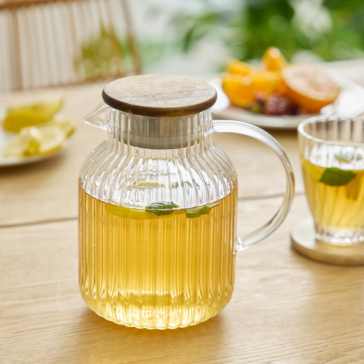 TEEKANNE Ivy Transparent 1,65 l 17,5/12,9/19 cm - Transparent, Glas (1.65L) - Atmosphera Createur d´interieur
