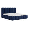 POLSTERBETT Doppelbett Svenstorp Dunkelblau 180x200 cm - Dunkelblau, Textil (180/200cm) - Meblito