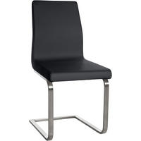 ESSZIMMERSTUHL Belfort 90x40x50 cm schwarz - Schwarz, Leder (40/90/50cm) - furnicato