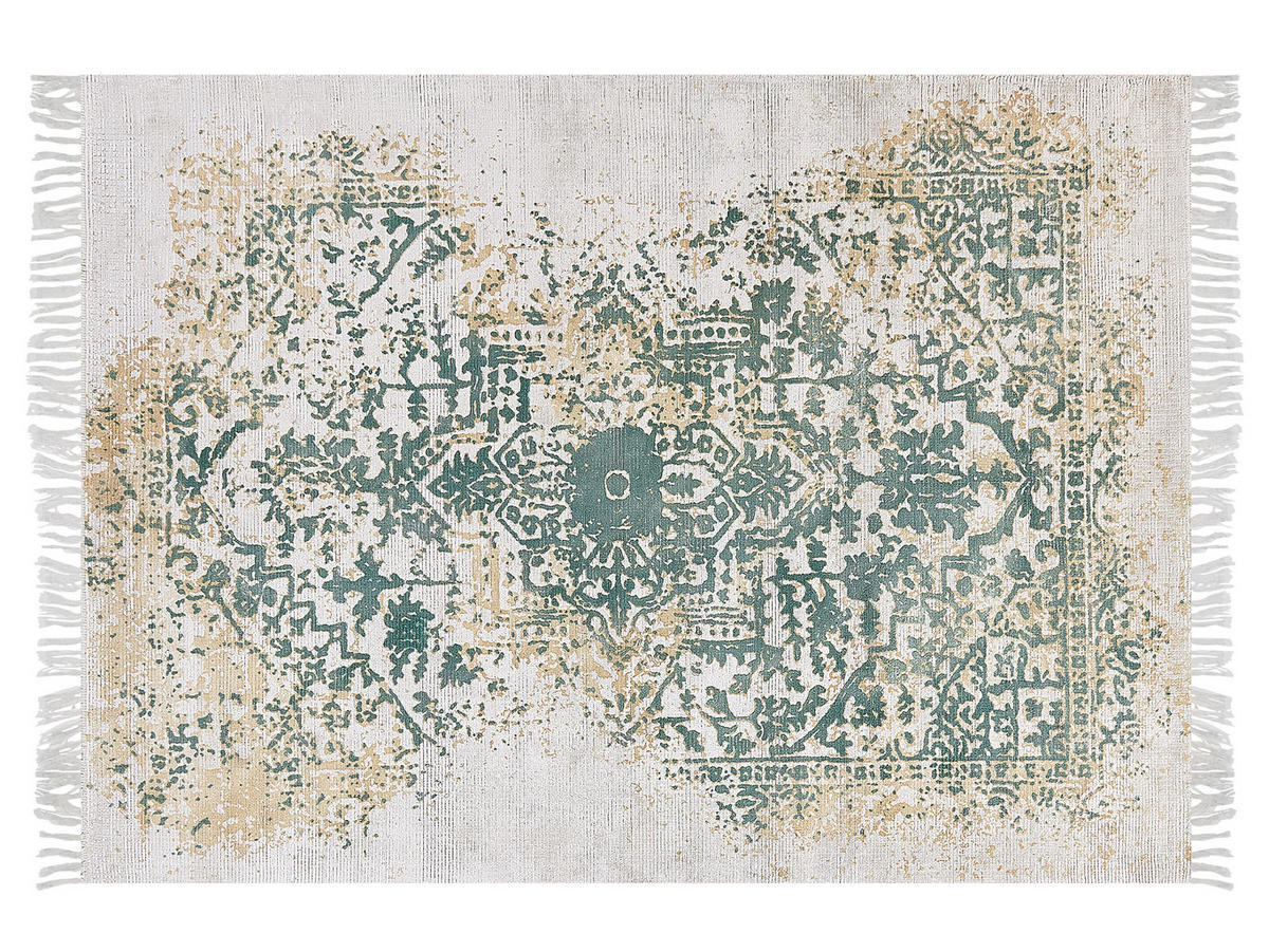 VINTAGE-TEPPICH Boyali 200/140 cm - Beige, Naturmaterialen (140/200cm) - Beliani