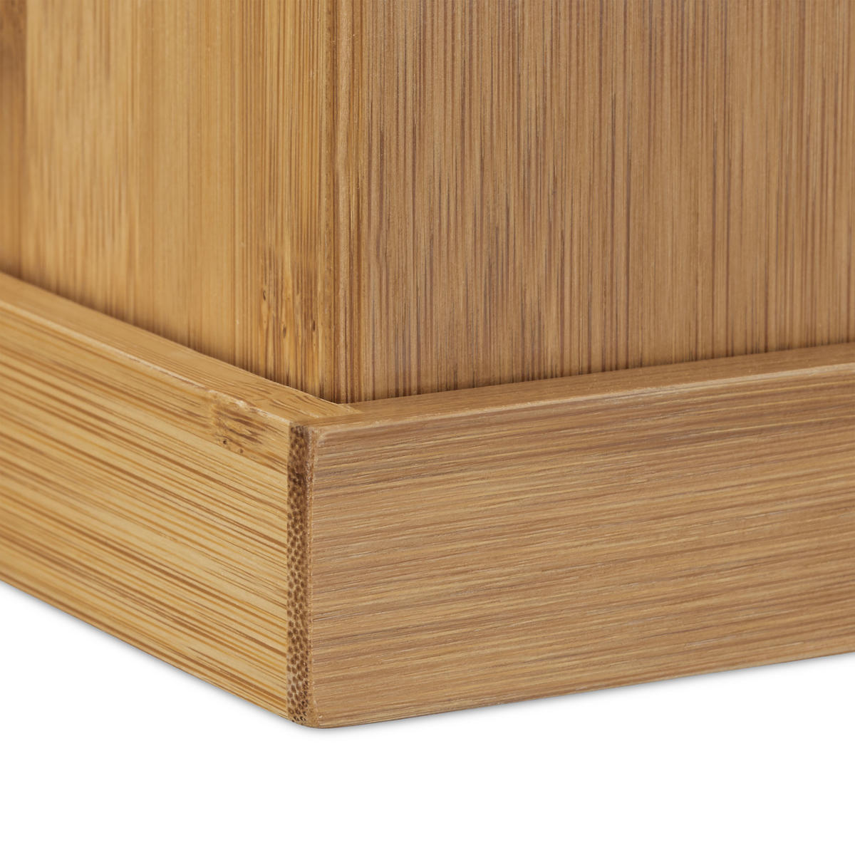 BADACCESSOIRES Set - Hellbraun, Holz/Kunststoff (25/18.5/10.5cm) - Relaxdays