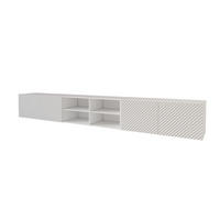 LOWBOARD ZENO-W 3x100x40x41 cm - Weiß - Weiß, Holzwerkstoff (300/40/41cm) - ALTDECOR