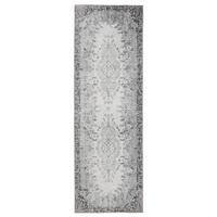VINTAGE-LÄUFER George waschbar 80x240 cm - Schwarz/Grau, Kunststoff (80/240cm) - benuta