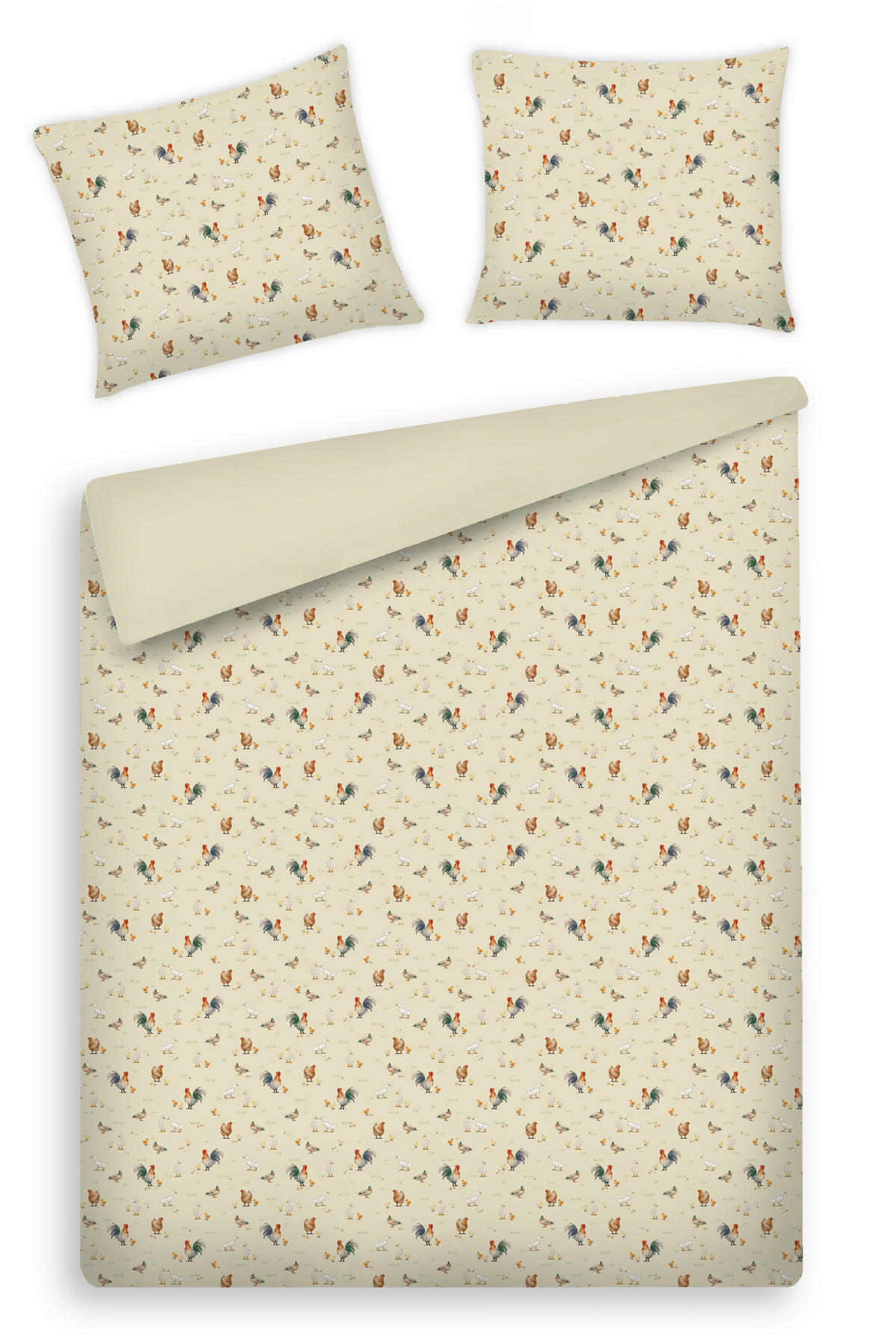 BETTWÄSCHE Alti - Beige, Textil (200/220cm) - home&you