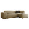 ECKSOFA Lordin, Seite: Rechts - Beige, Holz/Textil (267/205cm) - MIRJAN24