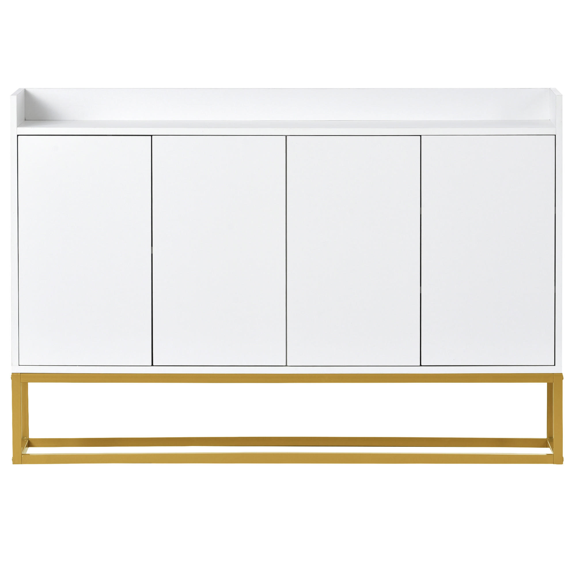 SIDEBOARD Weiß 120/30/80 cm - Weiß, Holzwerkstoff/Metall (30/80/120cm) - Urban Meuble