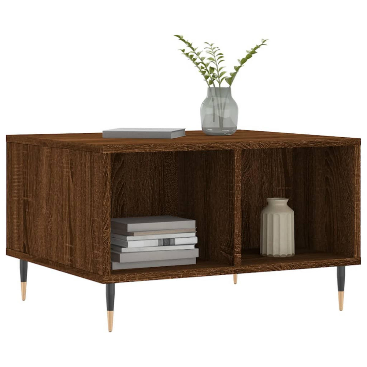 COUCHTISCH Braun Eichen-Optik 60x50x36,5 cm Holzwerkstoff - Braun, Holzwerkstoff (50/60/36.5cm) - furnicato