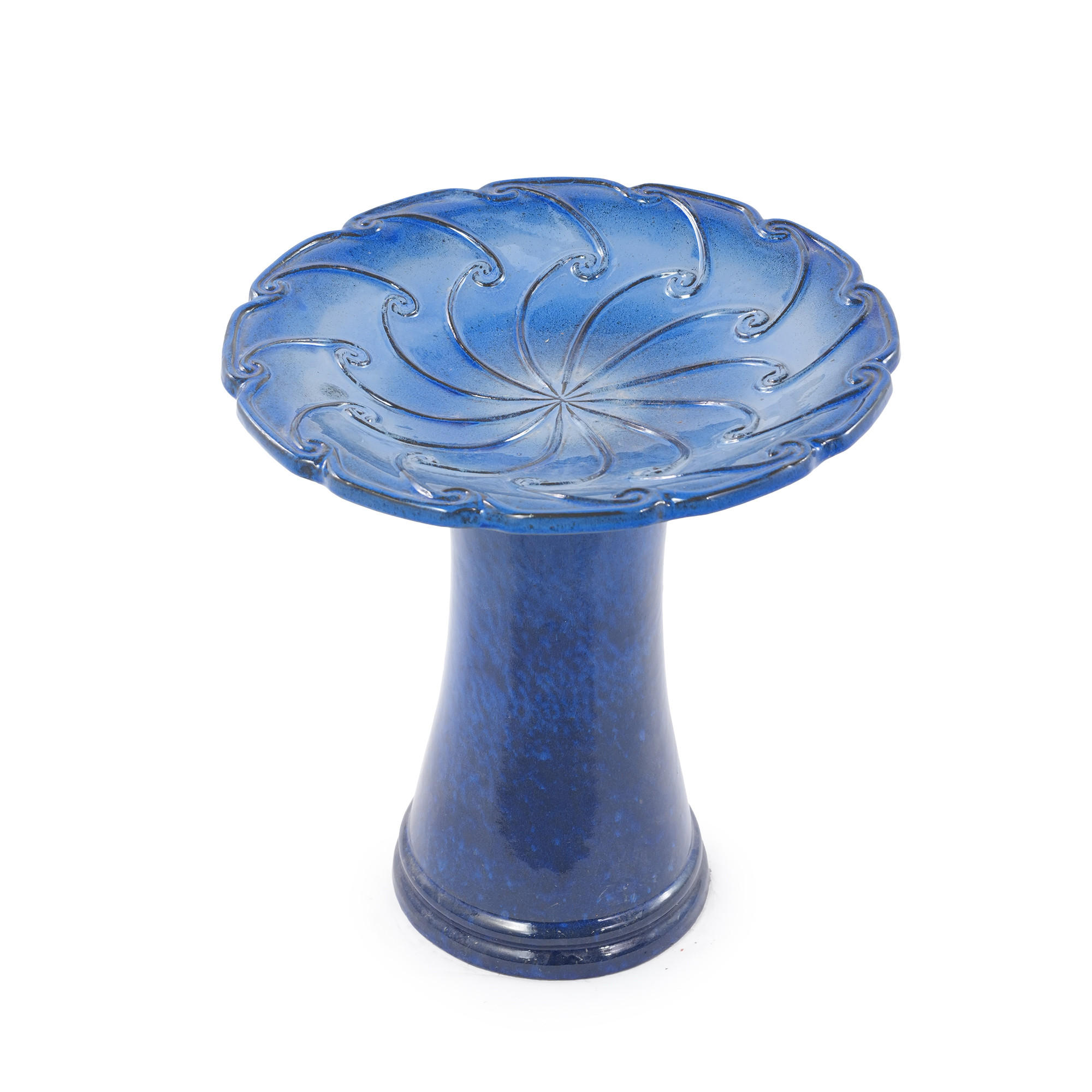Lvhom Vogelbad Blau 43x45x43 cm