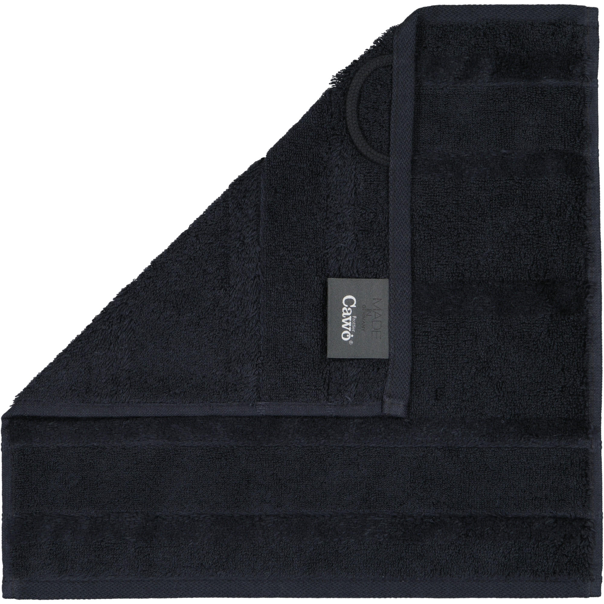 SEIFTUCH NOBLESSE2 UNI 1002 SCHWARZ - 906 - Schwarz, Textil (30/30cm) - Cawoe