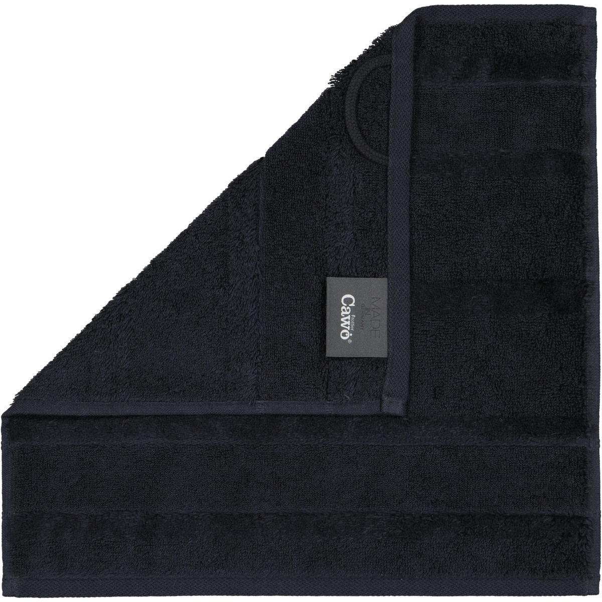 SEIFTUCH NOBLESSE2 UNI 1002 SCHWARZ - 906 - Schwarz, Textil (30/30cm) - Cawoe