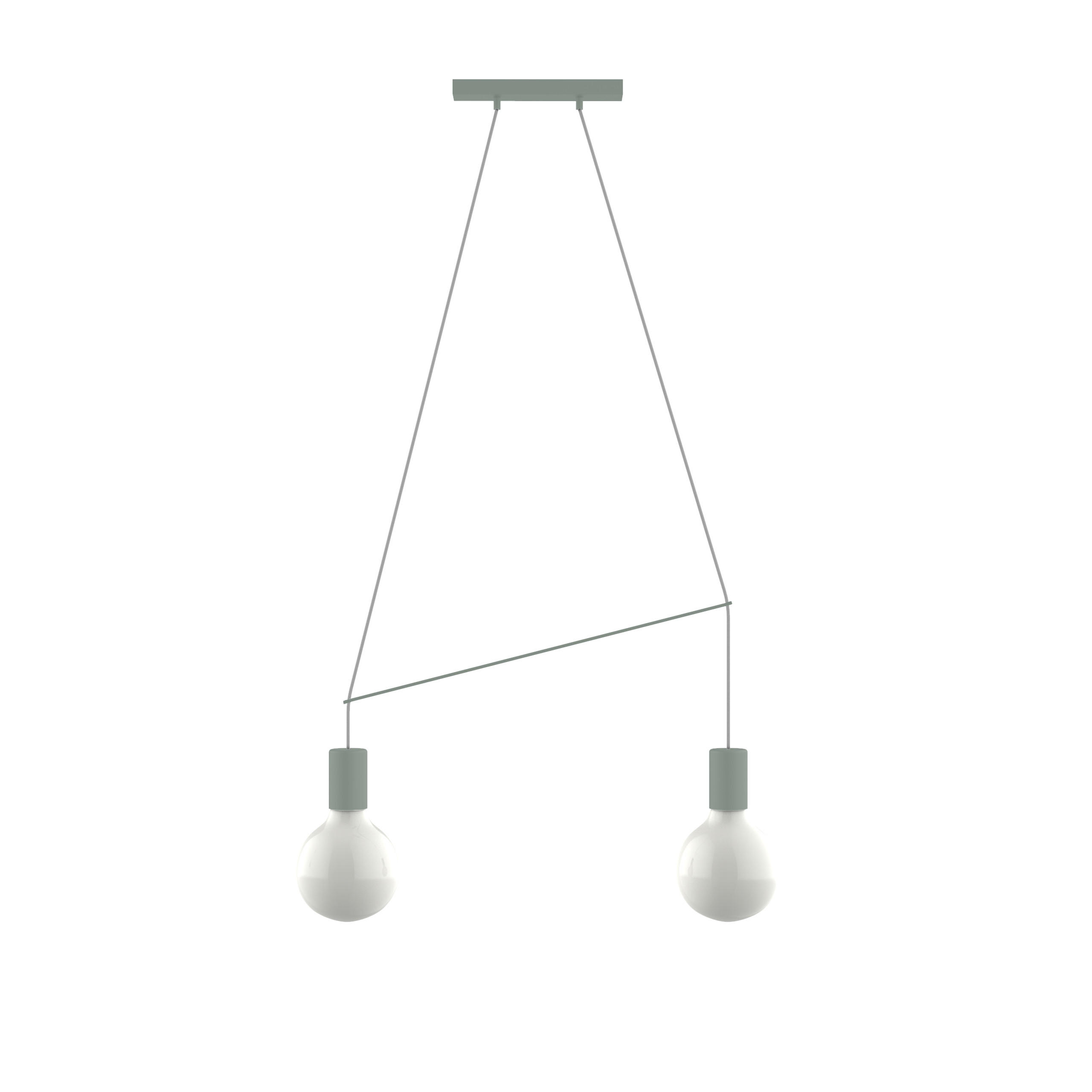 HÄNGELEUCHTE - Grün, Metall (4/12/6cm) - Lumicom