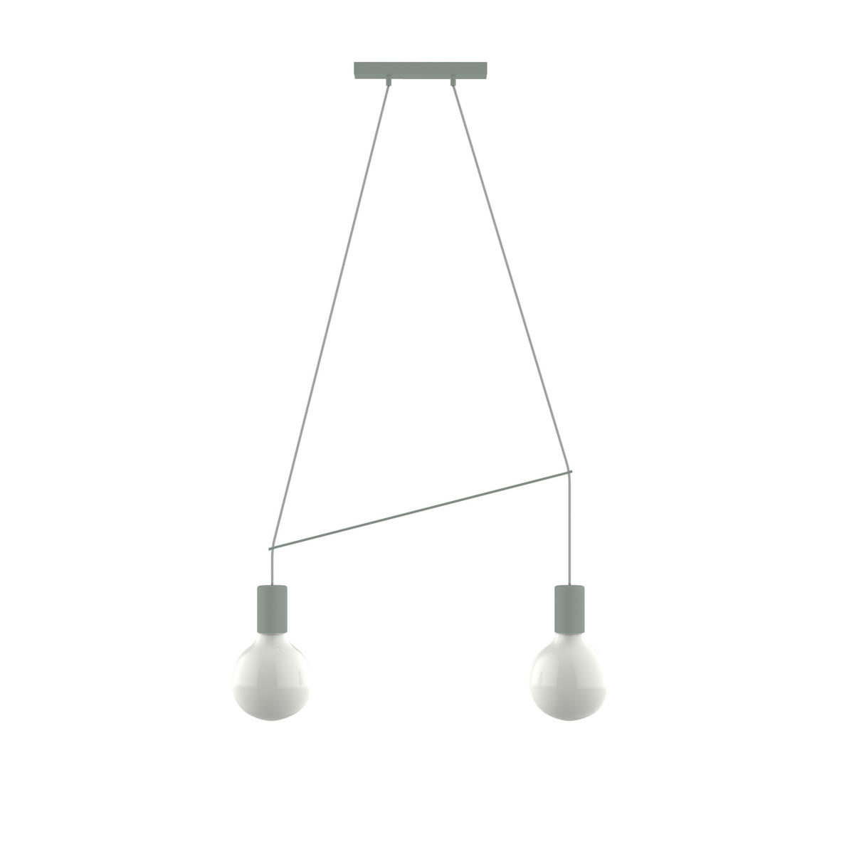 HÄNGELEUCHTE - Grün, Metall (4/12/6cm) - Lumicom