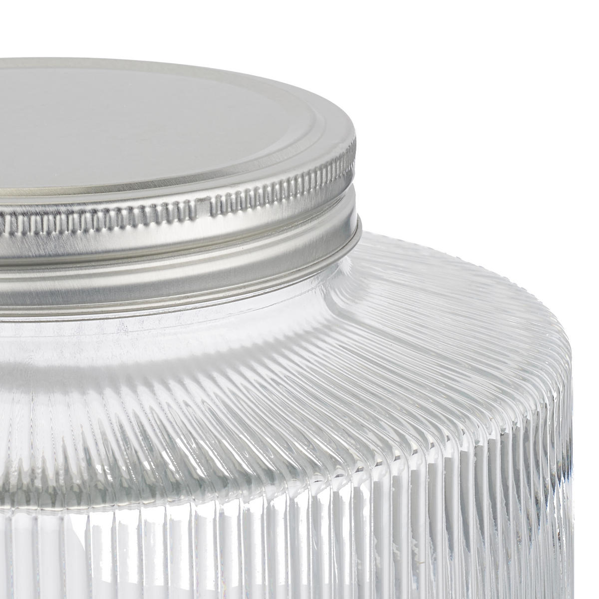 GETRÄNKESPENDER - Transparent, Glas/Kunststoff (2.8L) - Relaxdays