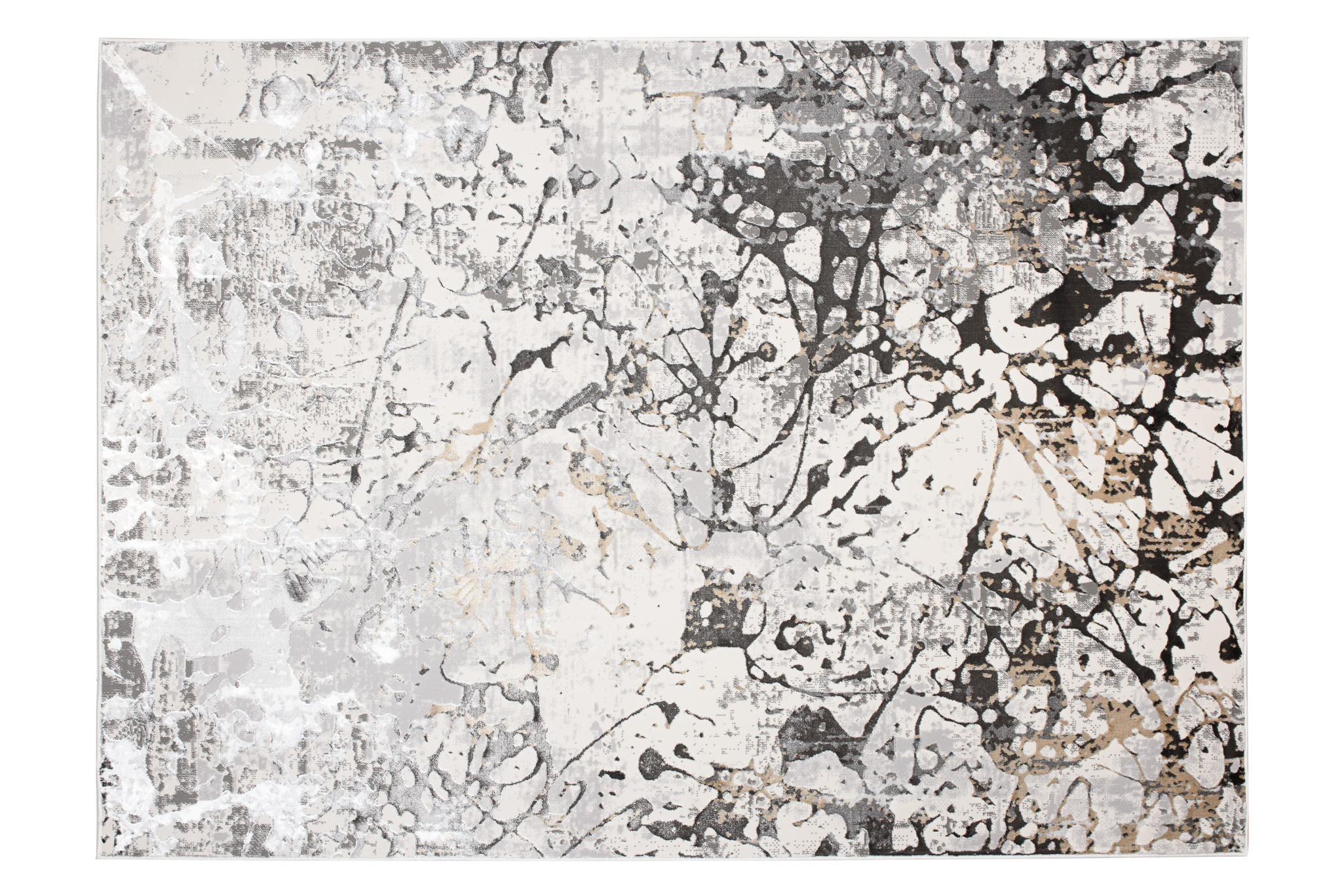 TEPPICH GOLDEN Creme 200/300 cm - Creme, Kunststoff (200/300cm) - Tapiso