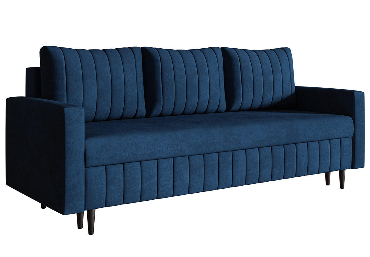 Emporius Schlafsofa Dunkelblau 215x94x90 cm