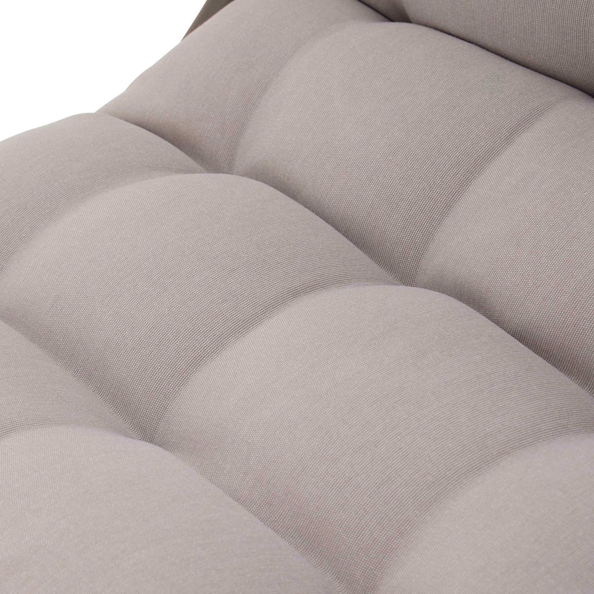 GARTENSET 4-Sitzer, Taupe - Taupe, Textil - Oviala