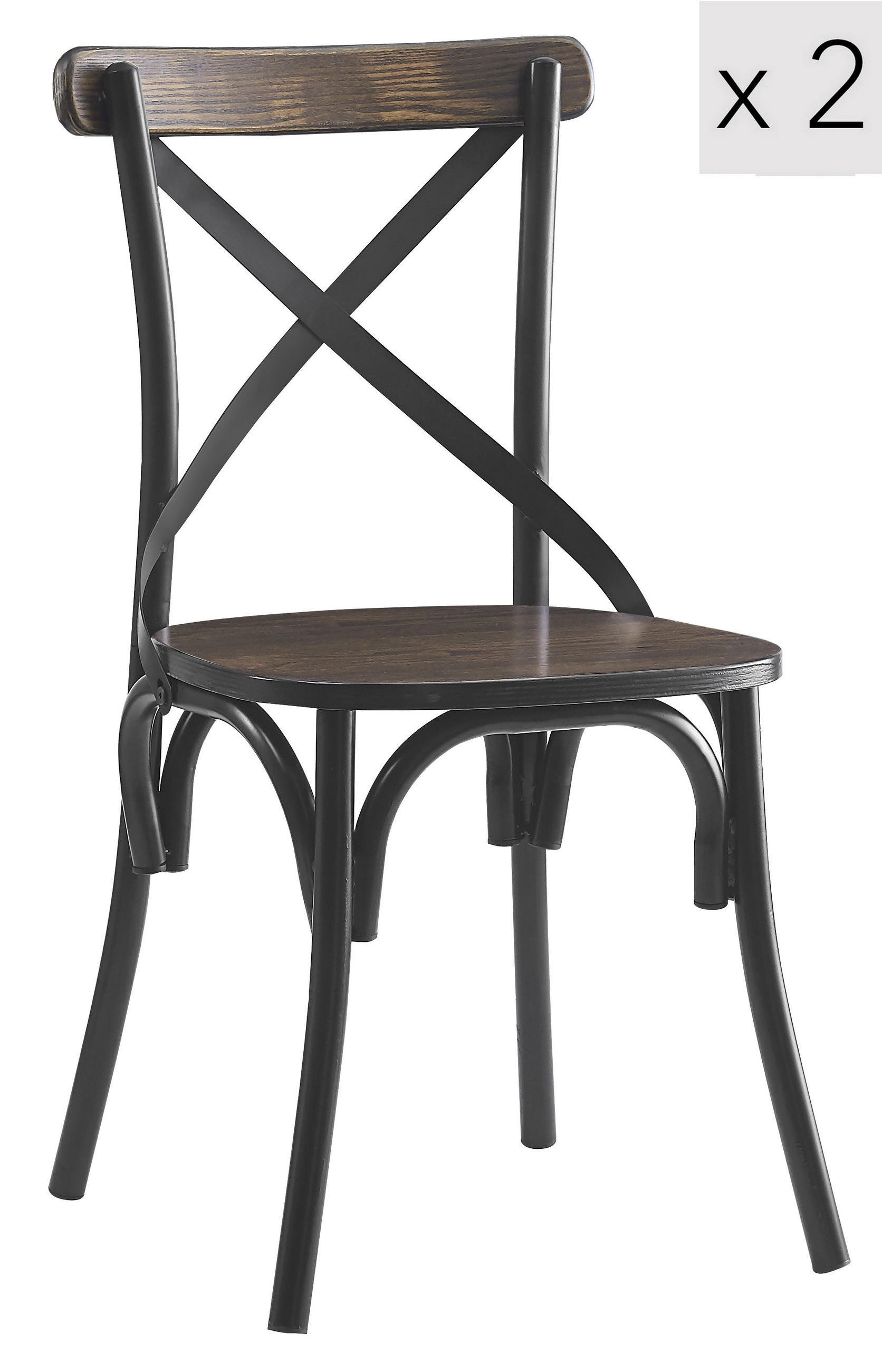 Nordlys Stuhl Grau 46x86x46 cm