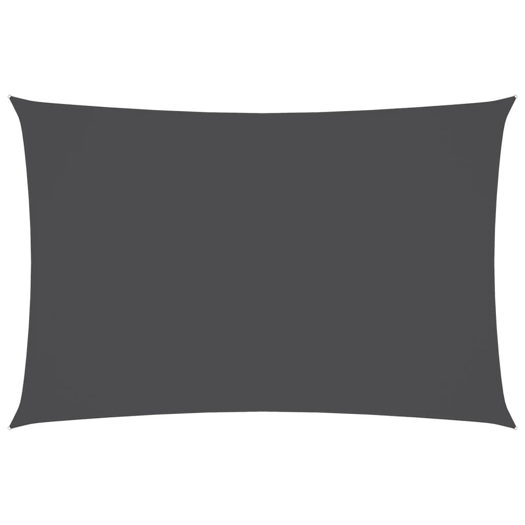 SONNENSEGEL Oxford-Gewebe Rechteckig 6x8 m Anthrazit - Anthrazit, Textil (800/600cm) - furnicato